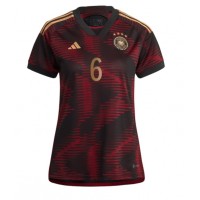 Tyskland Joshua Kimmich #6 Bortatröja Kvinnor VM 2022 Korta ärmar